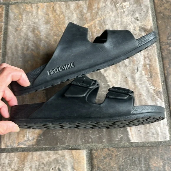 Men's Black Birkenstock Sandals - Picture 2 of 8